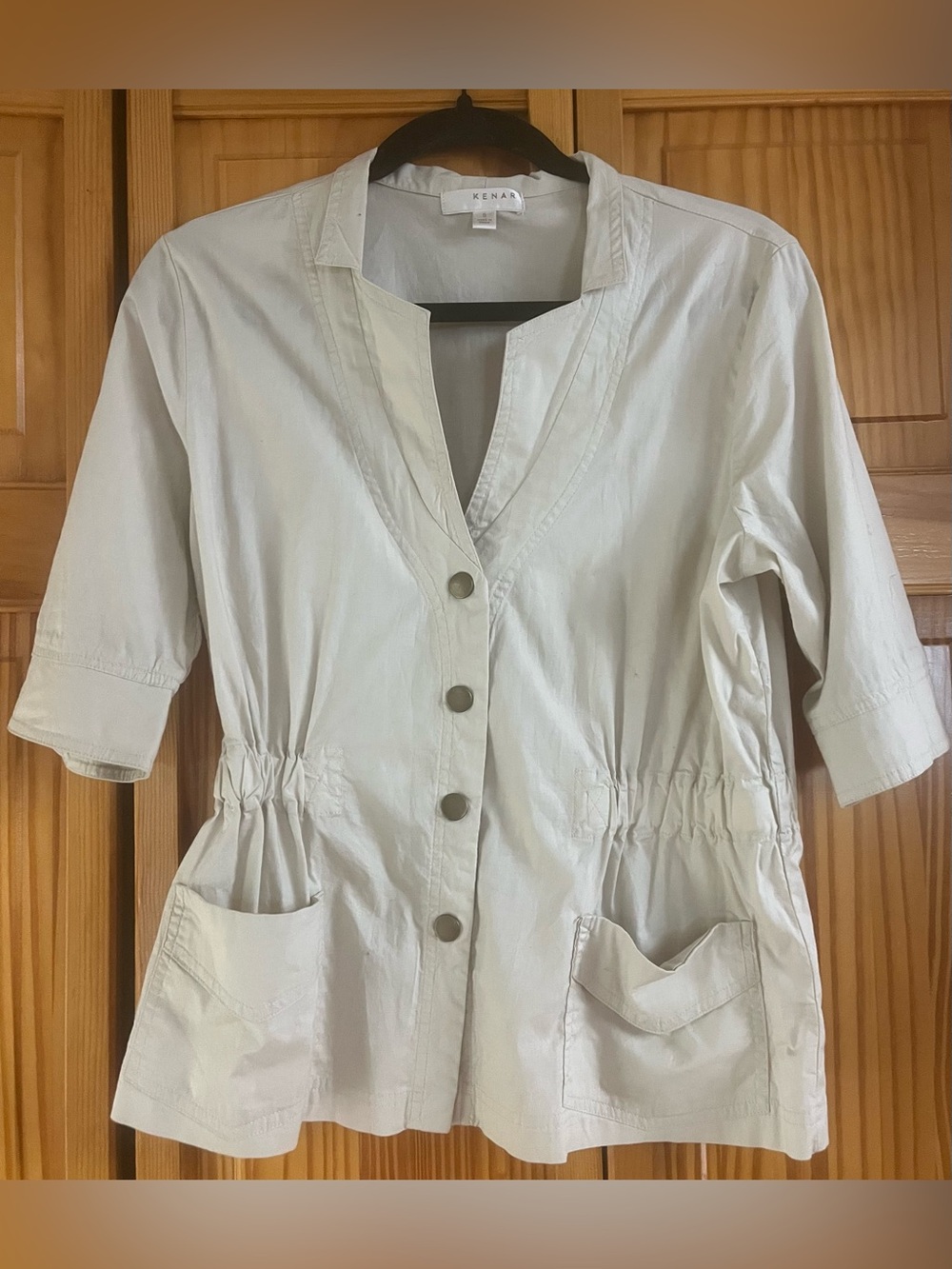 Kenar Neutral Beige Lightweight Jacket